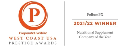 West Coast USA Prestige Awards 2021/22 Winner — Nutritional Supplement Company of the Year