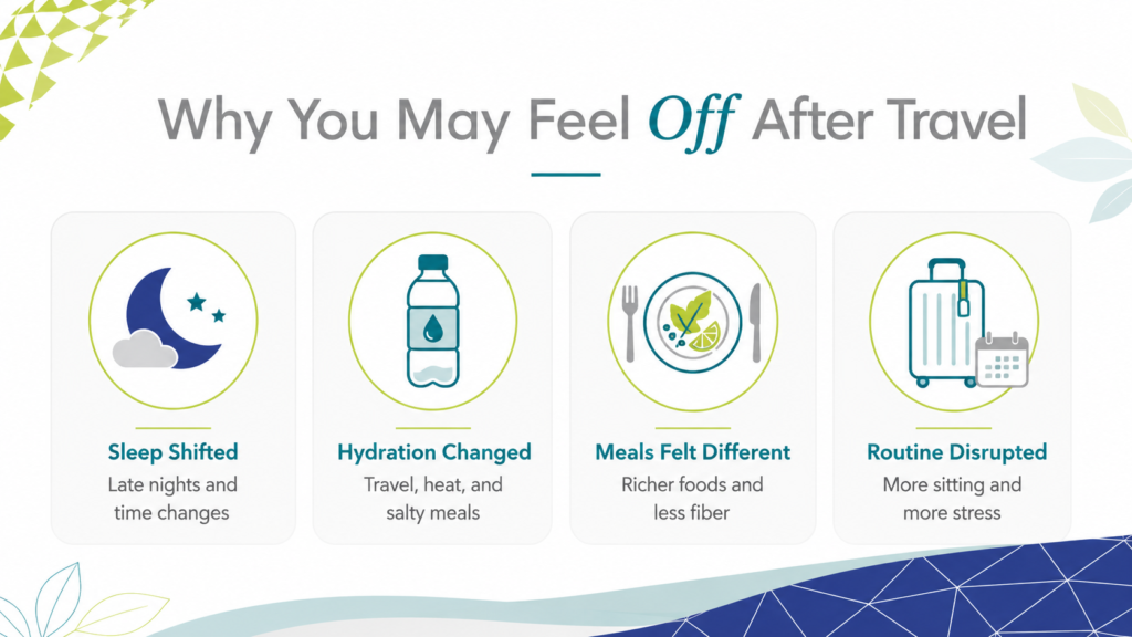 Why You May Feel Out of Balance After a Vacation