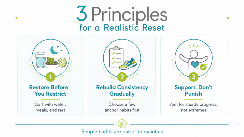 Three Principles for a Realistic Post-Vacation Reset