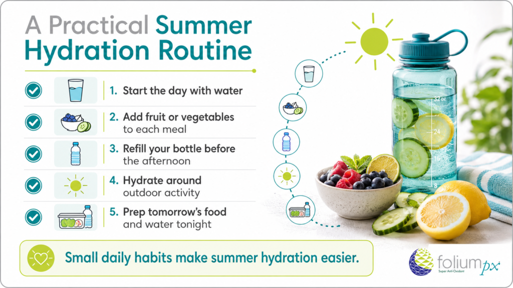 A Practical Summer Hydration Routine