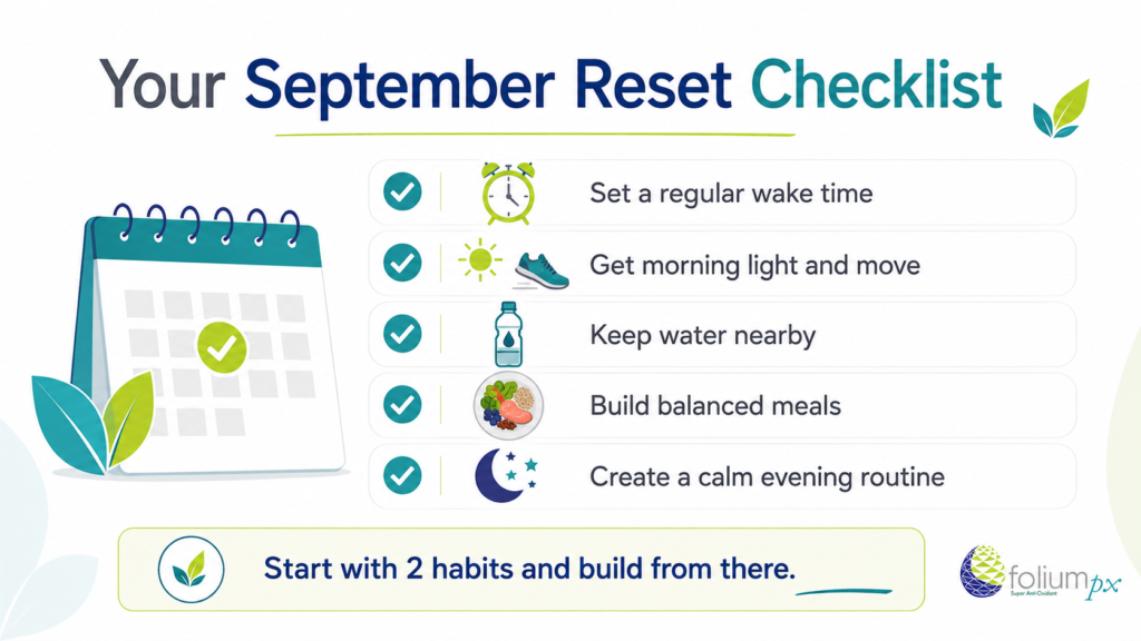 Start September With Fewer Goals, Not More